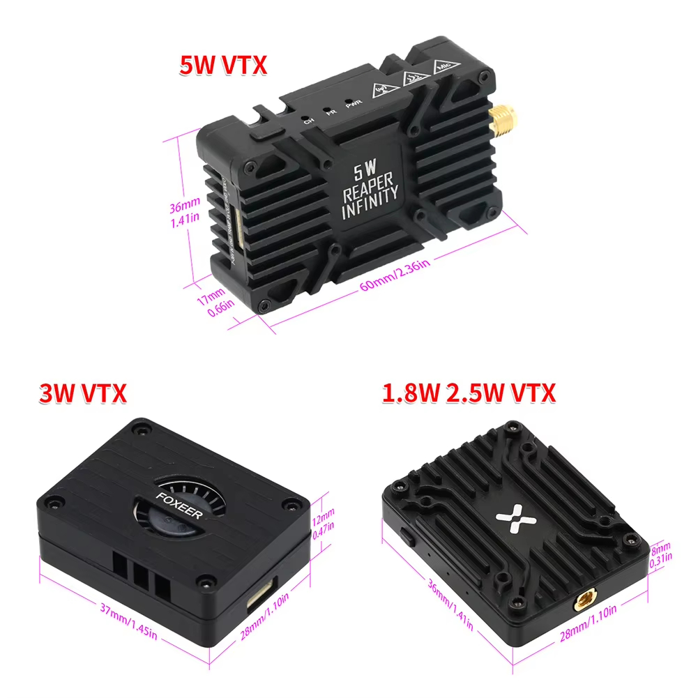 Foxeer Reaper Extreme Infinity – обзор и цена Foxeer Reaper Extreme 2.5W Vtx
