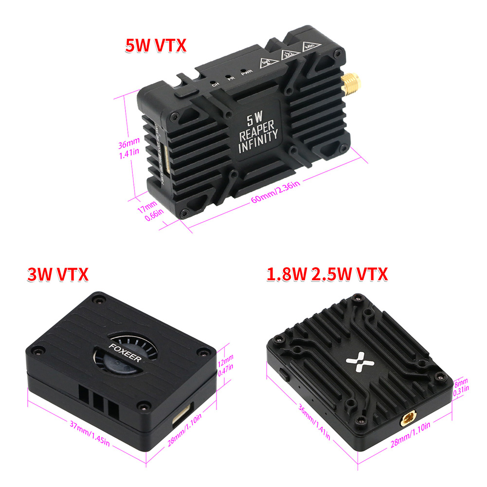 Foxeer Reaper Extreme V2 5.8G  – обзор и цена Foxeer Reaper Extreme 2.5W Vtx